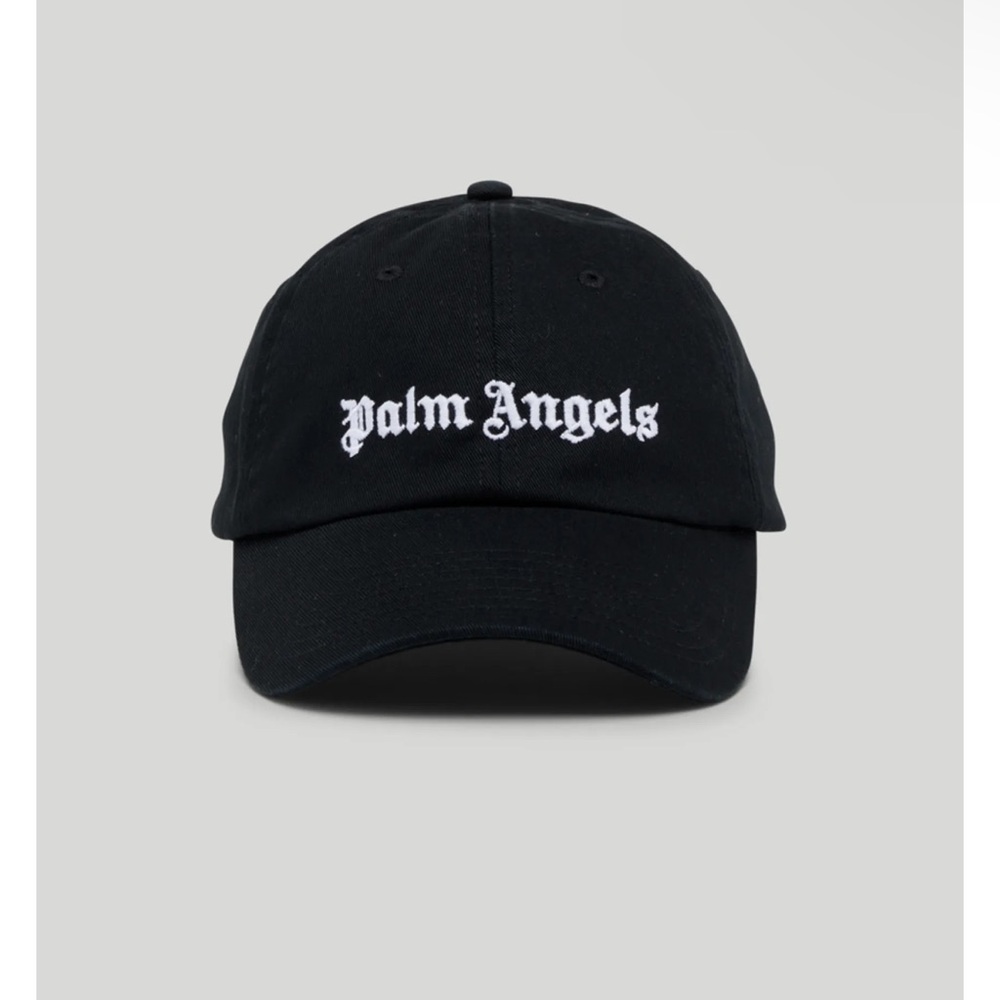Palm Angels Black Logo Hat
